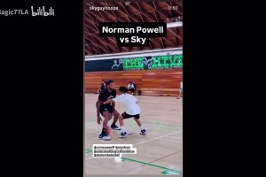 受益匪浅！诺曼鲍威尔训练营指导小球员！