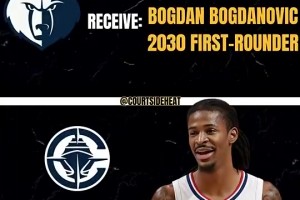 直接北伐？美媒炸裂交易方案：快船得到莫兰特，送出科林斯+博格丹！