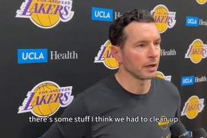 雷迪克：艾顿近期发挥不佳是因为沮丧，在进攻端经常接不到球