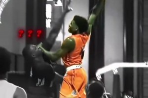 天赋真是令人羡慕啊！爱德华兹是这样打野球的