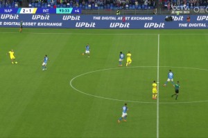那不勒斯3-1领先！盖塔诺单刀轻松破门