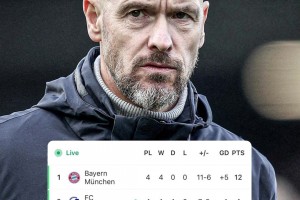 曼联3-4遭哥本哈根绝杀，滕哈赫麾下红魔欧冠1-3负，小组垫底