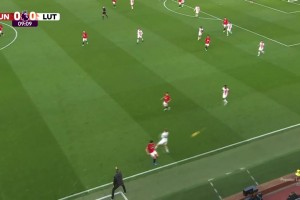 【集锦】英超-曼联1-0卢顿 首发三前锋失良机林德洛夫一锤定音
