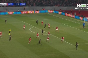 皇马1-1扳平比分，罗德里戈助攻何塞卢头球破门