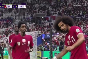 卡塔尔亚洲杯首球诞生！阿菲夫推射破门打破僵局！