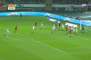 【集锦】非洲杯-阿什拉夫失点阿姆拉巴特染红 摩洛哥0-2南非出局