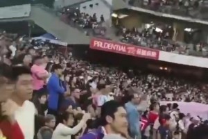 梅西未出场！中国香港球迷怒了：丢雷楼某！