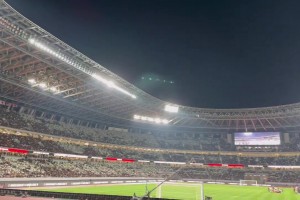 大片空座！日本球迷晒迈阿密比赛环场内一周视频