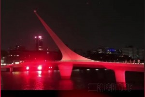 庆祝龙年新春！阿根廷地标建筑点亮“中国红”