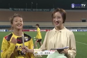 颜值如何？韩国女足球员和美女记者遭泼水
