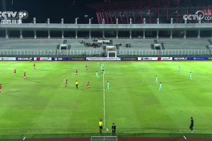 [集锦]友谊赛-U19国青1-1遭印尼绝平 贺一然89分钟送点