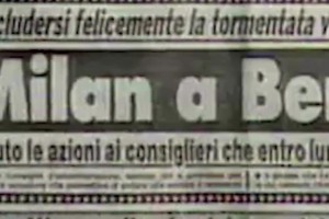 1986年的3月24日，贝卢斯科尼上任米兰主席