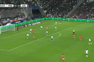 【集锦】友谊赛-姆巴佩助攻穆阿尼吉鲁破门 法国3-2逆转智利