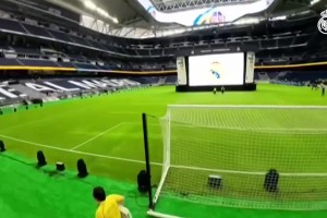 开完演唱会该支持球队了！伯纳乌放满大屏幕，将开放给皇马球迷观看欧冠决赛！