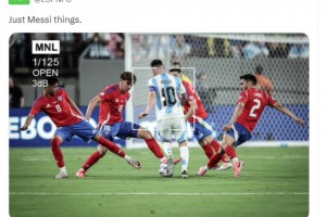 美洲杯名场面！ESPN大赞梅西：Just Messi things