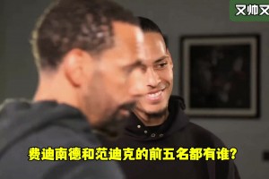 谁是英超历史最佳中卫？范迪克和费迪南德会怎么排？