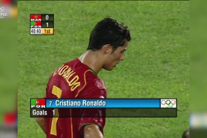 攻破摩洛哥球门⚽C罗唯一的奥运会进球