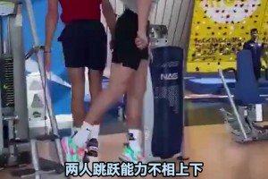 C罗与德约较量跳高，看看谁更胜一筹？