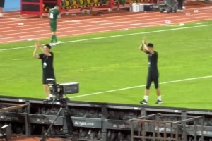 这个画面可以看出，国安球迷还是非常重情义的