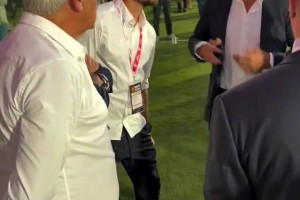 纳达尔观看姆巴佩西甲首秀，赛后向姆巴佩要了件球衣