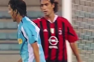 内斯塔名场面，绝对的世界级后卫，温文尔雅的内斯塔