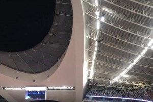 厦门白鹭，国内第一座实现专业足球场和综合田径场自由切换体育场