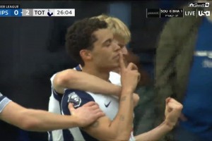 热刺再下一城！孙兴慜禁区内再送助攻！约翰逊推射破门双响！