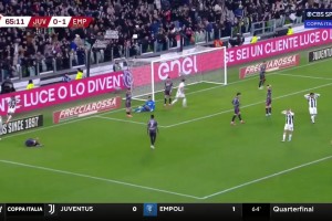 尤文扳平比分！凯夫伦-图拉姆戏耍摆脱对手小角度打门得手！