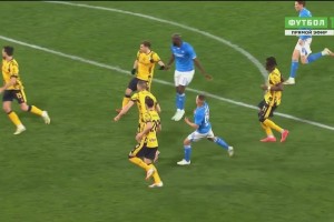 那不勒斯1-1扳平国米！比林禁区内两连击破门建功！