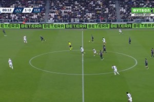 再下一城！库普梅纳斯小角度低射破门，尤文2-0领先维罗纳！