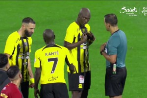 本泽马传中助攻坎特破门！吉达联合1-1绝平卡迪西亚！
