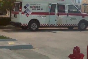 被林良铭爆头！沙特球员被送往医院接受治疗