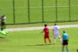 U15国足完败！白俄罗斯球员劲射破门3-0领先