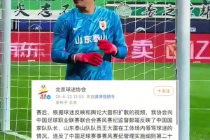 北京球迷协会：已向中足联投诉王大雷辱骂球迷，未得到回复