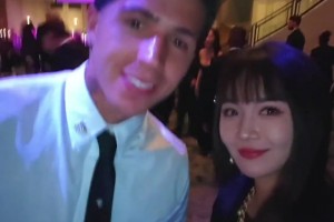 恩佐也是出息了，能跟娜姐合影了