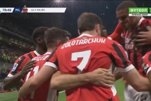 米兰2-1反超比分！菲利克斯打门被封堵，普利西奇跟进补射破门！