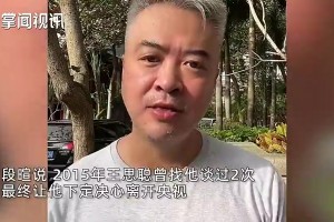 段暄行贿逾950万元：王思聪找我谈了两次，我才下决心离开央视