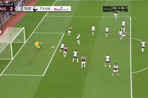 维拉2-0领先热刺！罗杰斯分球助攻，卡马拉带球劲射破门！