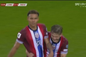 意大利0-2落后挪威！努萨1V2一条龙打爆意大利防线破门！