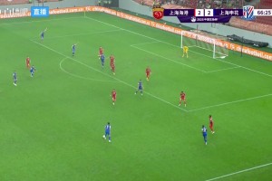 颜骏凌尽力了！路易斯抢射戴帽！申花3-2再度领先海港