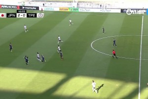 高桥花轻巧挑射破门，日本女足3-0领先中国台北女足