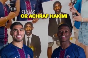 阿什拉夫和门德斯只能选一个！看看巴黎球迷怎么选！你会选谁呢？