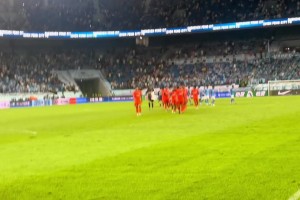 牛志明：不容易的客场三分，有很多总结的地方，谢场时亮点在看台