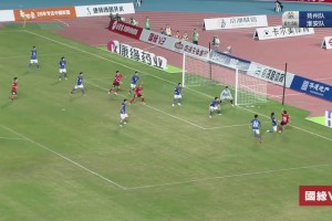 可惜最后射门差了点，苏超淮安队这次进攻相当有水平啊！