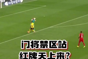 门将禁区里站红牌天上来？主裁判：你以后少看点篮球！