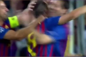 足坛最强的踢墙配合！梅西和小白合体，其他人请准备好鼓掌！