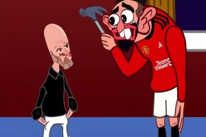 换汤不换药？外网动画恶搞：还是熟悉的曼联，阿莫林就是滕哈赫！