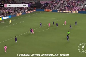 世界名画！梅西这次盘带拿球，遭奥兰多城近半数球员防守