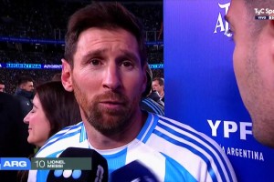 梅西赛后有力声明：很明显今天本土最后一场，因为这里有积分拿！