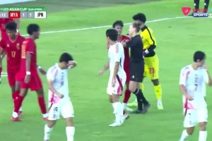 差点被鱼腩队逼平！U23日本2-1险胜缅甸！补时点球绝杀！
